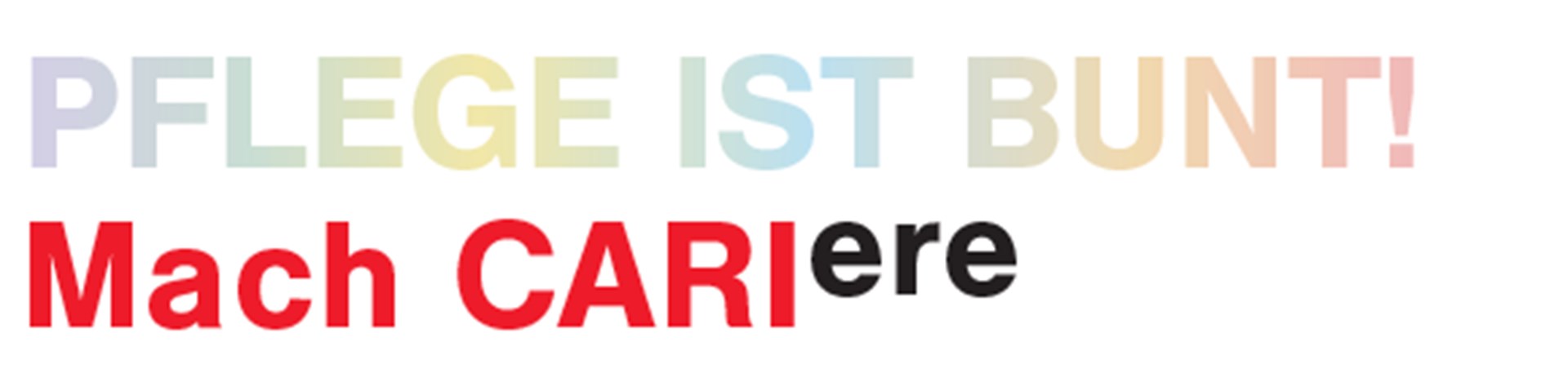 Pflege ist bunt